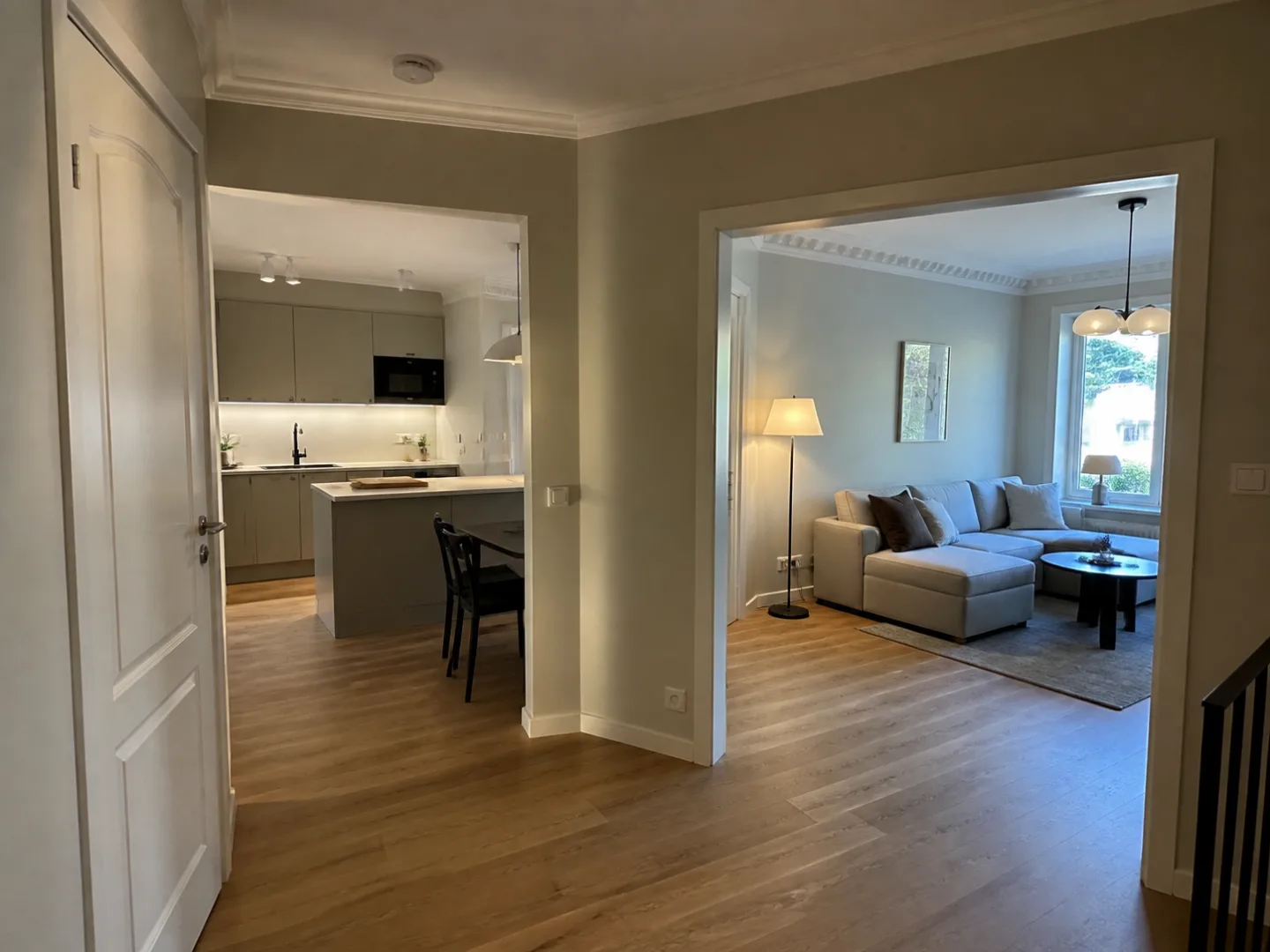 Samordnad renovering med nytt kök och vardagsrum